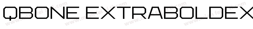 QBOne ExtraBoldExpanded字体转换
